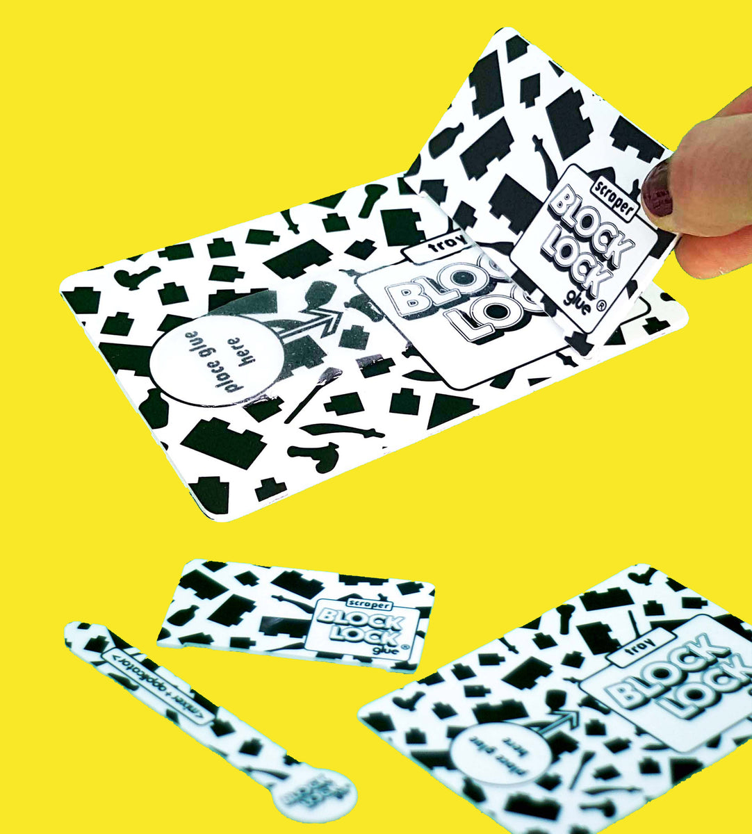 TOY GLUE FOR LEGO MEGABLOCKS, KINEX, OXFORD, NANO Bricks sets and kits