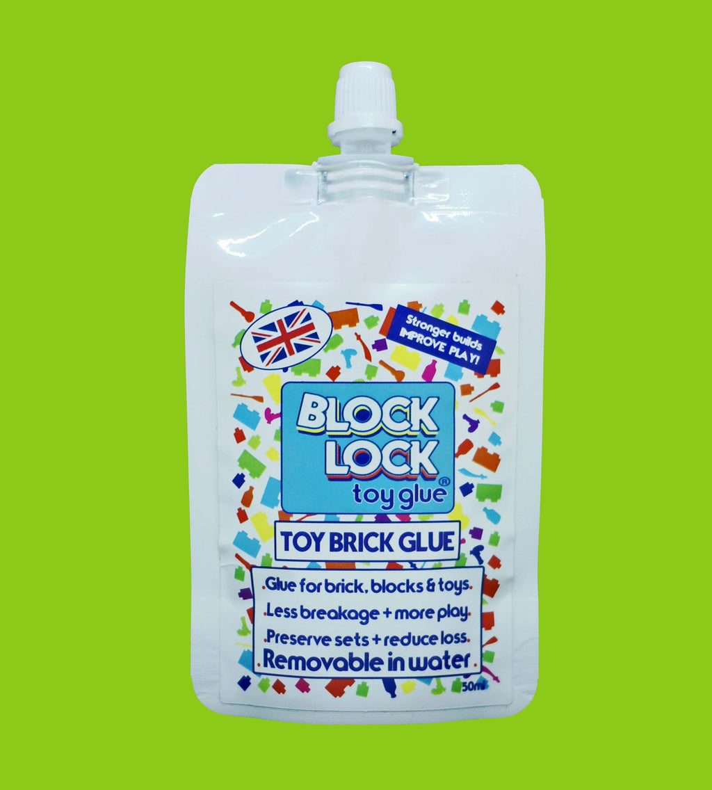 BLOCK TOY GLUE for LEGO and customising tshirts